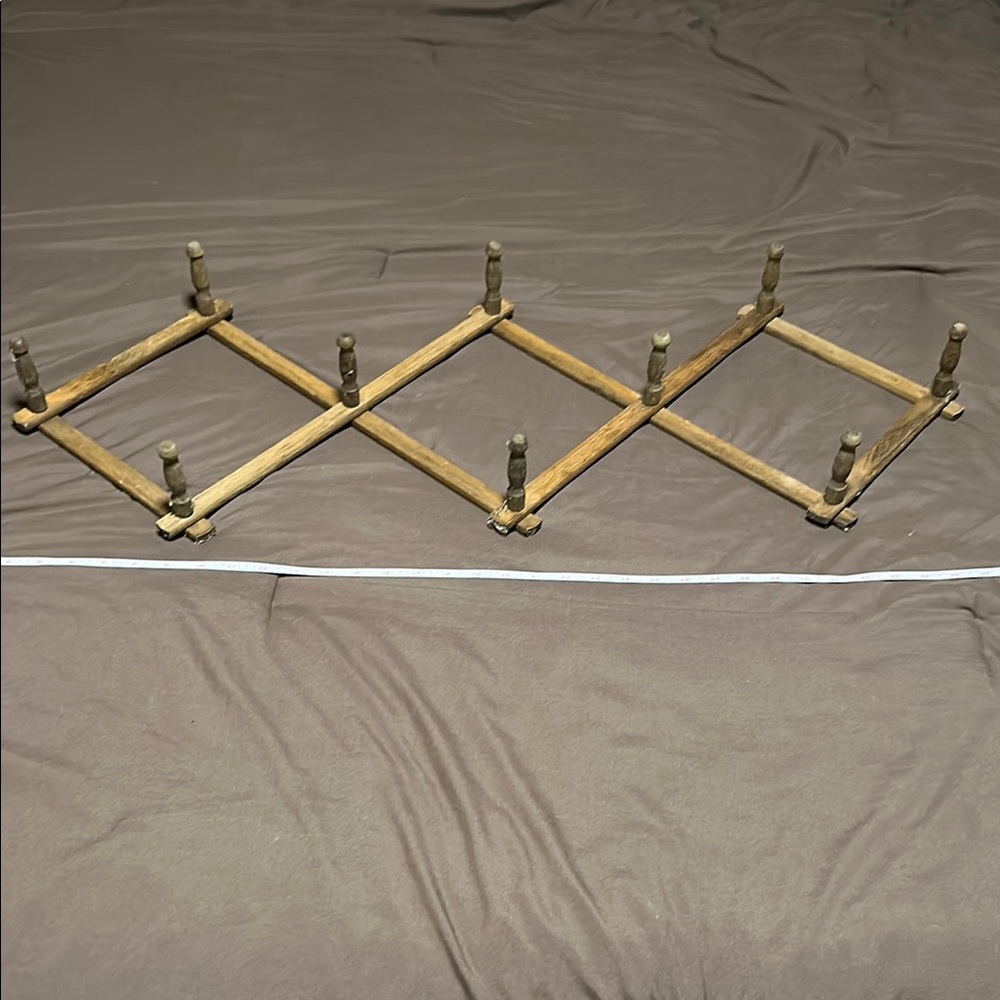 Expandable Wooden Wall Rack